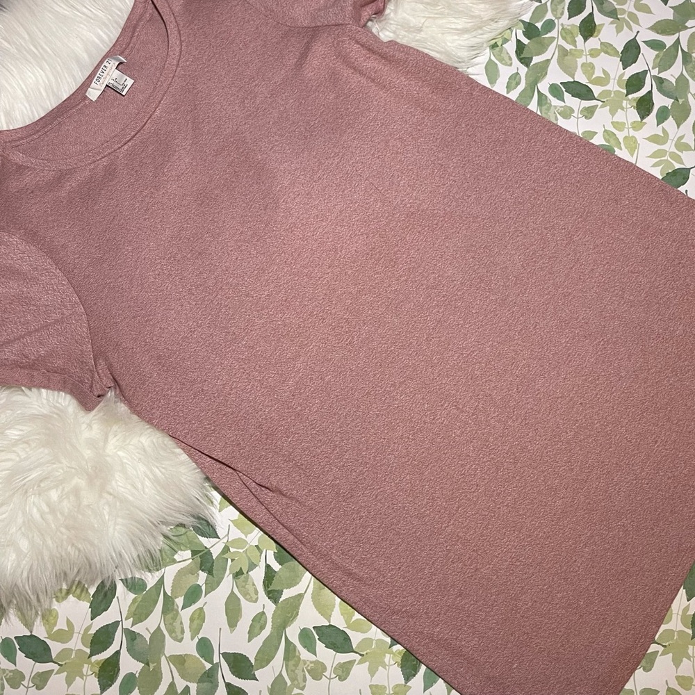 Forever21 Pink T-Shirt Dress